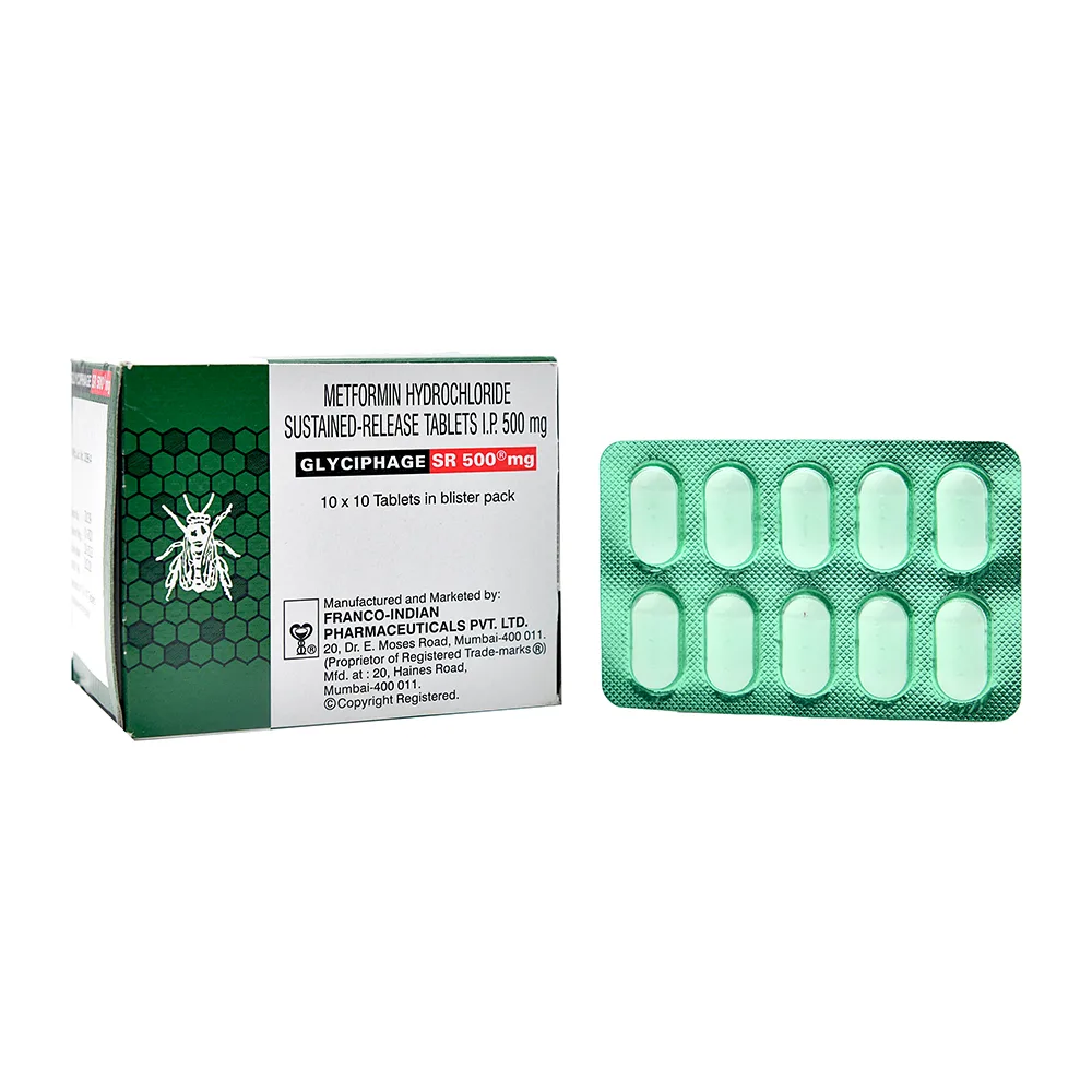 グリシファージ SR (メトホルミン) 500mg 1箱100錠×2セット 2,149円〜