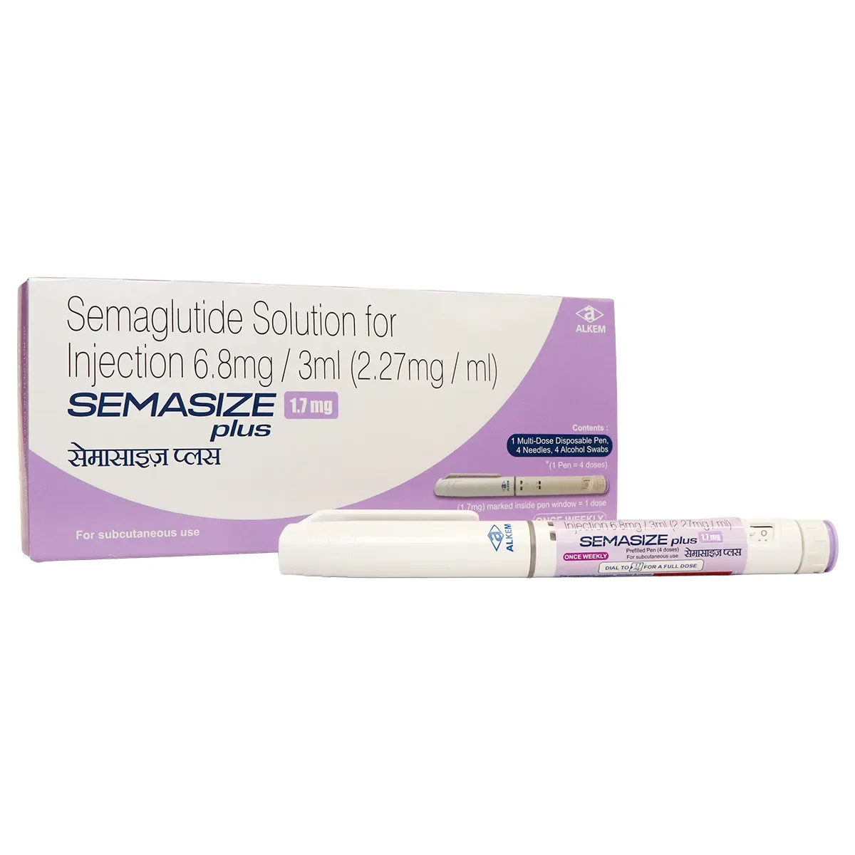 ★ウゴービジェネリック★ セマサイズ プラス 1.7mg 1箱1ヶ月分 0円