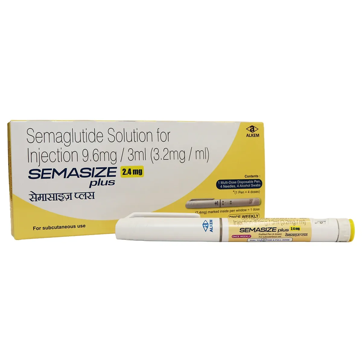 ★ウゴービジェネリック★ セマサイズ プラス 2.4mg 1箱1ヶ月分 0円