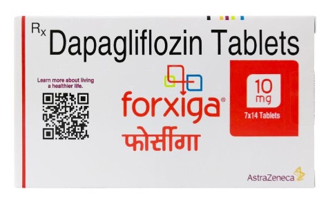 フォシーガ10mg 98錠1箱（ダパグリフロジン）アストラゼネカ USA